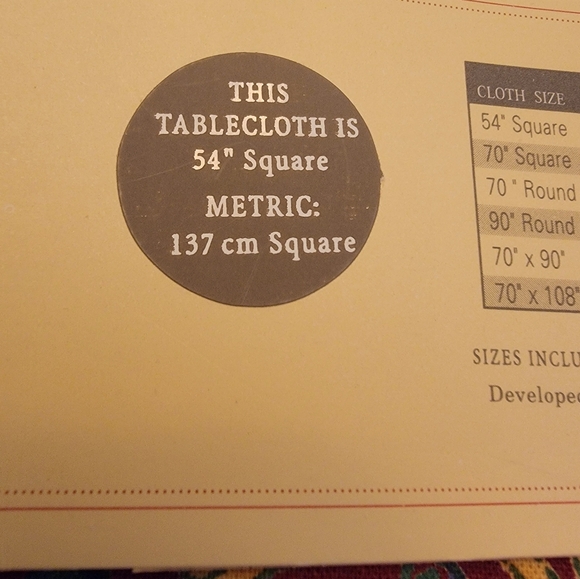NIP VTG Williams-Sonoma Provence Tablecloth 54" Square - Picture 6 of 7